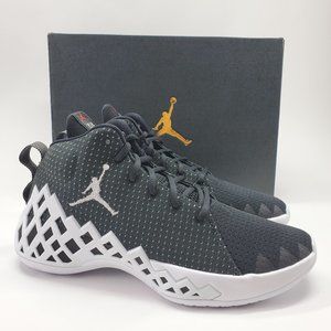 Jordan Gray and White Sneakers